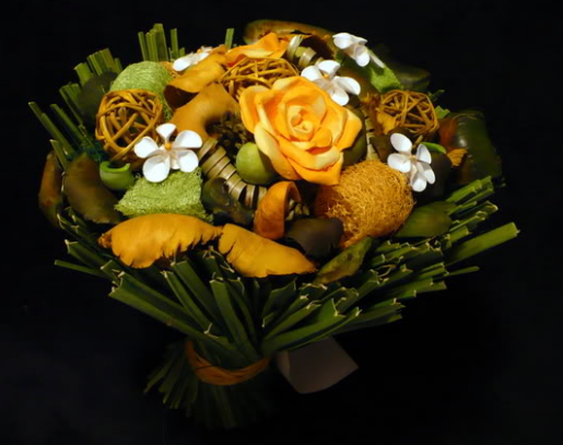 Free Standing Tabltop Dry Flower Bouquet
